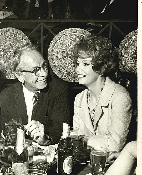 Emerson with screen star Arlene Dahl at the Kahiki